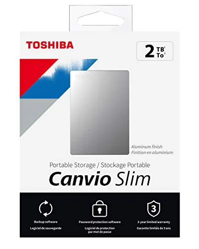 Toshiba Canvio Slim 2 To - vue 7