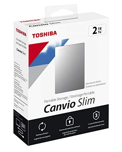 Toshiba Canvio Slim 2 To - vue 8