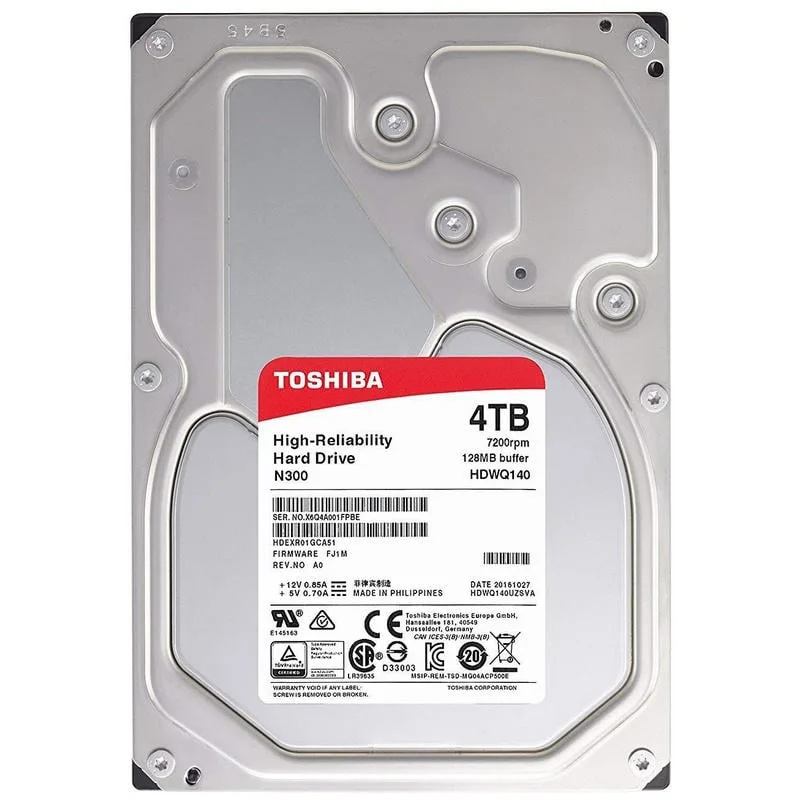 Disque dur Toshiba N300 NAS 4 To SATA3