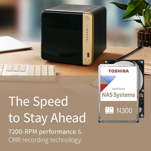 Toshiba N300 NAS 8 To - vue 5