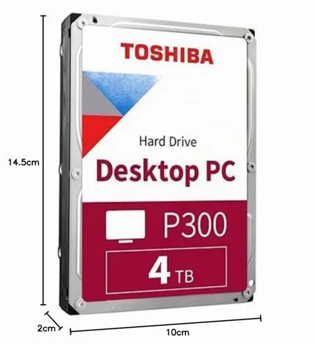 Toshiba P300 4 To 3,5" SATA3 - vue 2
