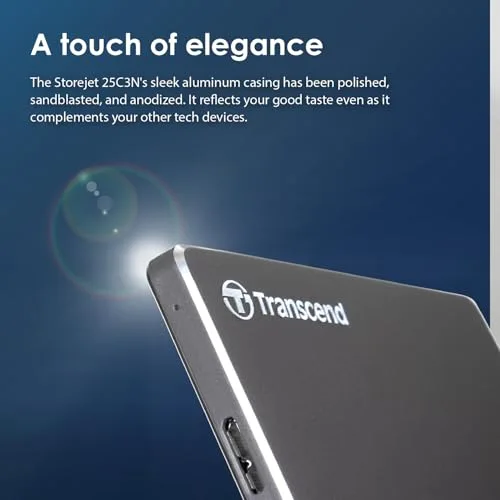Transcend StoreJet 25C3 2 To - vue 4