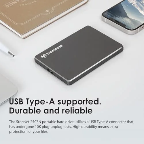 Transcend StoreJet 25C3 2 To - vue 5
