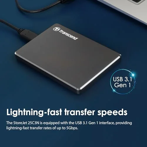 Transcend StoreJet 25C3 2 To - vue 6