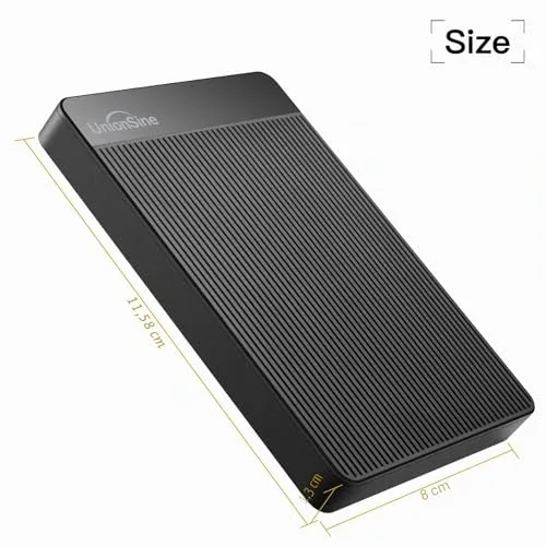UnionSine HDD 2.5 disque dur externe Portable 1 To USB3.0 stockage Compatible pour PCMacordinateur de bureauXbox - vue 3