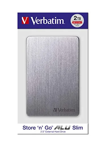 Verbatim Store n Go ALU 2 To gris - vue 5