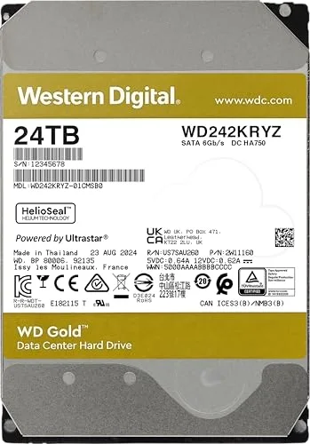 WD Gold WD242KRYZ 24 To - vue 2