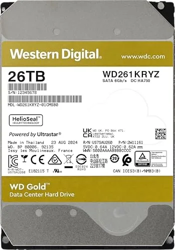 WD Gold WD261KRYZ 26 To - vue 2