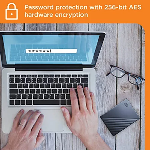 WD My Passport Ultra 2 To Bleu - vue 3