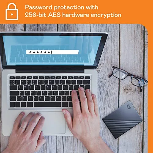 WD My Passport Ultra 5 To Bleu - vue 2