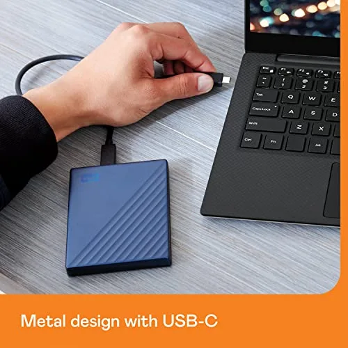 WD My Passport Ultra 5 To Bleu - vue 5