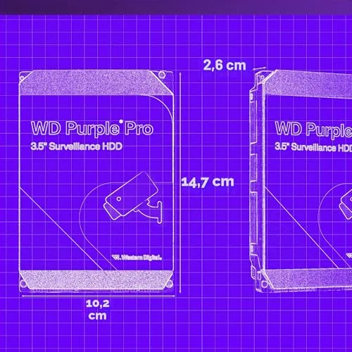 WD Purple Pro WD260PURP 26 To - vue 3