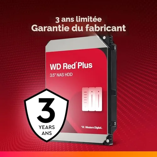 WD Red Plus 6 To NAS SATA 3 - vue 6