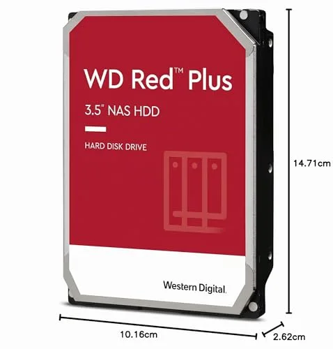 WD Red Plus 6 To NAS SATA 3 - vue 8
