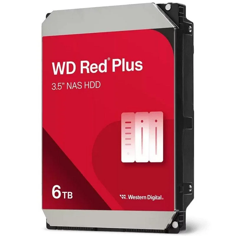 Disque dur Western Digital WD Red Plus 6 To NAS SATA 3