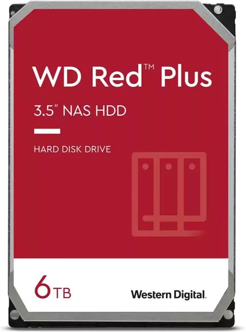 Disque dur Western Digital WD Red Plus WD60EFPX 6 To