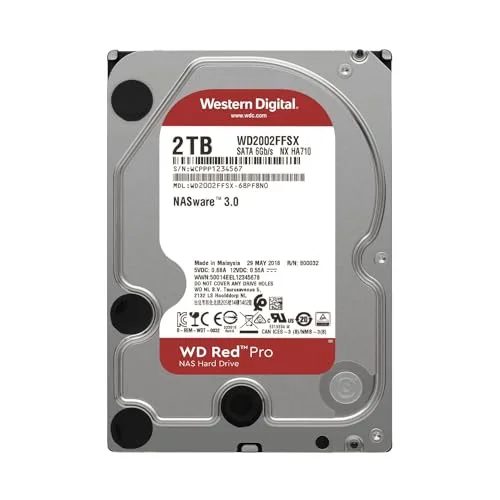 WD Red Pro WD2002FFSX 2 To - vue 2