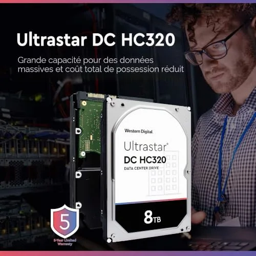 WD Ultrastar DC HC320 8 To - vue 4