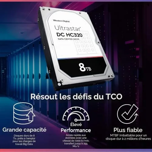 WD Ultrastar DC HC320 8 To - vue 5