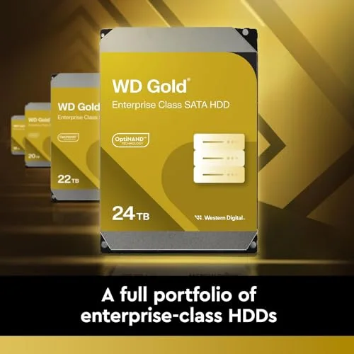 Western Digital Gold WD4004FRYZ 4 To - vue 3