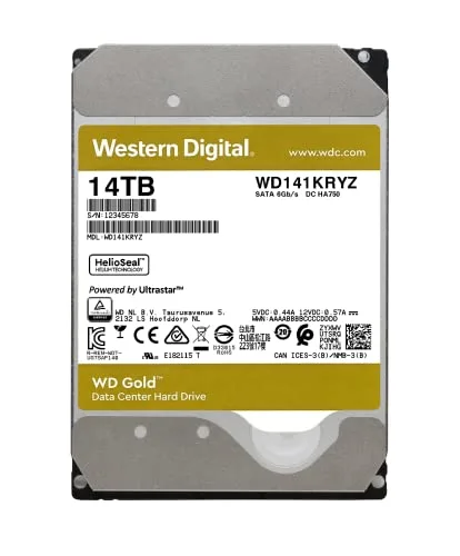 Western Digital WD Gold 14 To SATA3 - vue 2