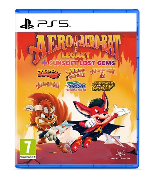 Selecta Play Aero The Acro-Bat Legacy + Sunsoft Lost Gems PS5