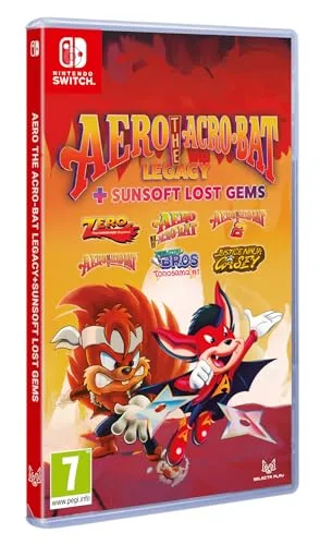 Aero The Acro-Bat Legacy + Sunsoft Lost Gems Switch - vue 2