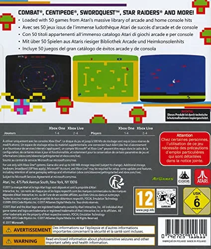 Atari Flashback Classics Vol 1 jeux Xbox One - vue 2