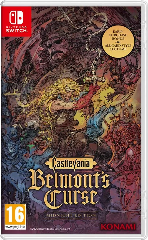 Konami Castlevania Belmont's Curse Midnight Edition Switch