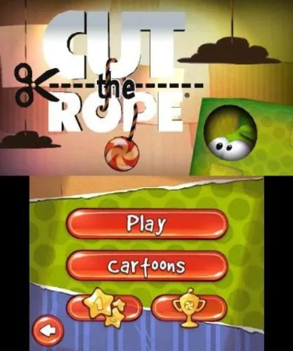 Cut the Rope: Triple Treat 3DS - vue 2
