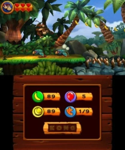 Donkey Kong Country Returns 3D Jeu 3DS - vue 7