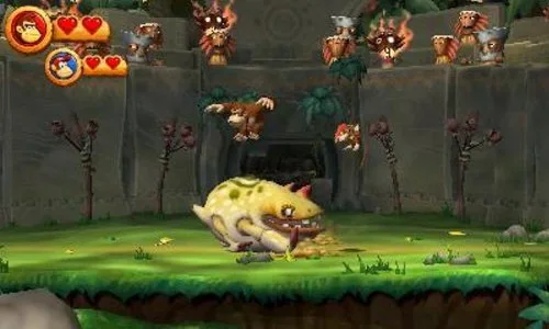 Donkey Kong Country Returns 3D Jeu 3DS - vue 9