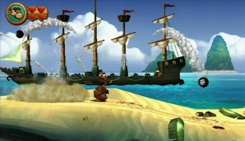 Donkey Kong Country Returns Selects Jeu Wii - vue 5