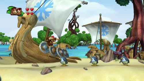 Donkey Kong Country: Tropical Freeze Jeu Wii U - vue 3