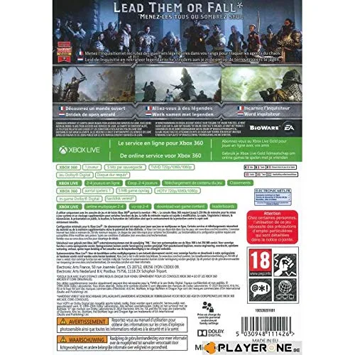 Dragon Age: Inquisition Xbox 360 - vue 2