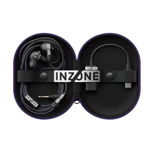 Ecouteurs filaires gaming intra-auriculaires Sony Inzone E9 IERG900W.CE7 Noir - vue 9