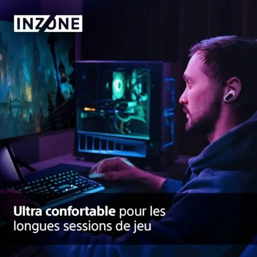 Sony INZONE Buds WF-G700NW PS5/PC - vue 4