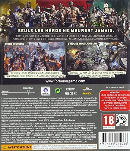 For Honor Jeu Xbox One - vue 2