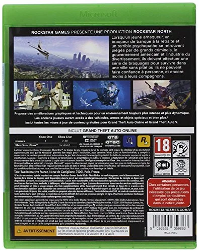 Grand Theft Auto V Xbox One - vue 2