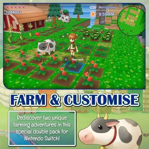 Harvest Moon The Lost Valley + Skytree Village Edition Collector Switch - vue 3