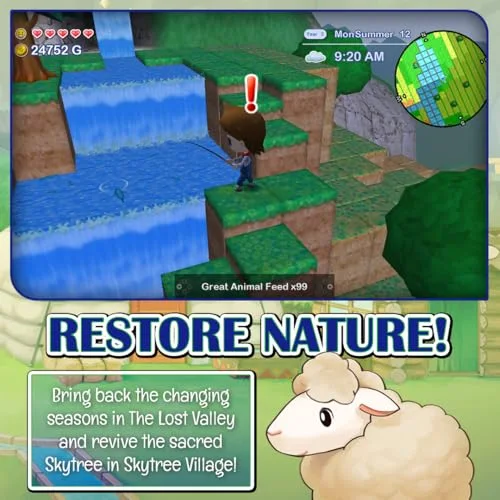 Harvest Moon The Lost Valley + Skytree Village Edition Collector Switch - vue 5