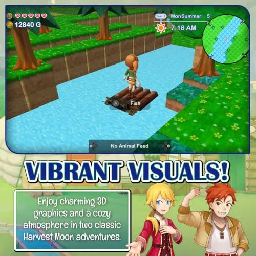 Harvest Moon The Lost Valley + Skytree Village Edition Collector Switch - vue 6