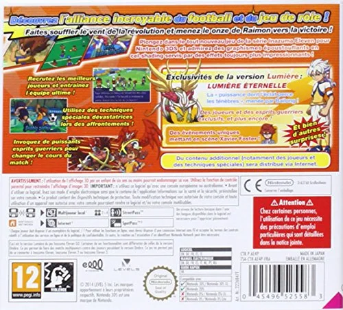 Inazuma Eleven Go Lumière Jeu 3DS - vue 2