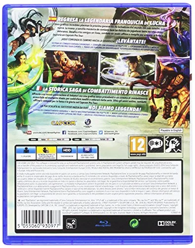 Jeu - Capcom - Street Fighter V - Combat - PS4 - En boîte - vue 2