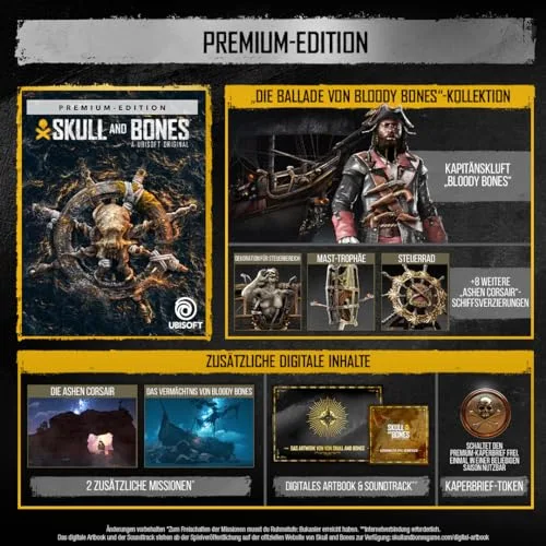 Jeu PS5 - UBISOFT - Skull & Bones Édition Premium - RPG daction coopératif - Monde ouvert - Boîte (Blu-Ray FR) - vue 2