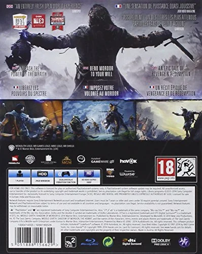 La Terre du Milieu : L'Ombre du Mordor PS4 - vue 2