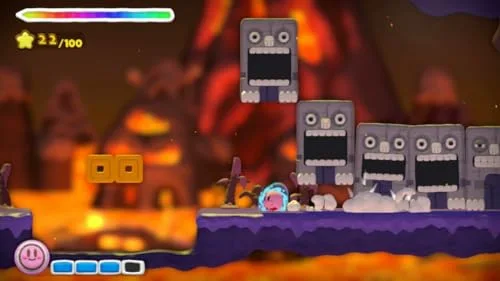 Jeu vidéo - Kirby - Kirby & the Rainbow Paintbrush - Wii U - Plateforme - 1 joueur - vue 6