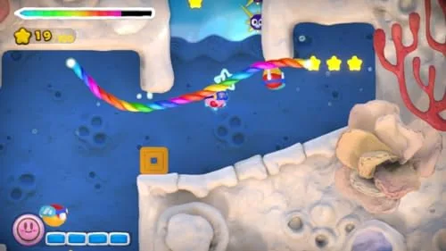 Jeu vidéo - Kirby - Kirby & the Rainbow Paintbrush - Wii U - Plateforme - 1 joueur - vue 9