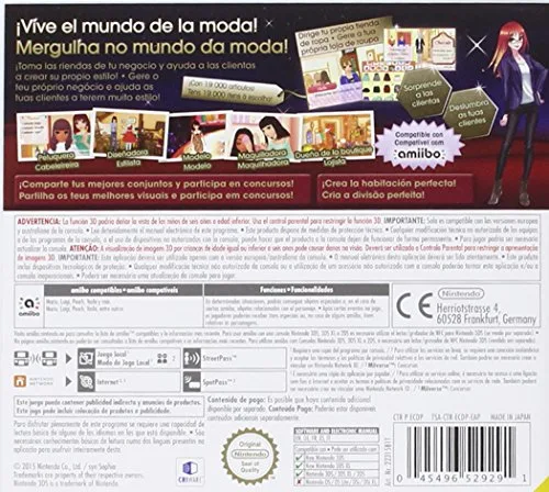 Jeu vidéo - NINTENDO - New Style Boutique 2 - 3DS - Gestion - Cartouche - PEGI 3+ - vue 2