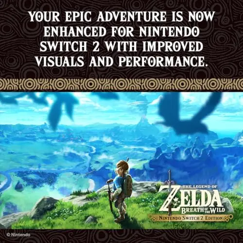 Jeu vidéo - NINTENDO - The Legend Of Zelda: Breath Of The Wild - Switch 2 - Nintendo Switch - 3x6x15 cm - 50 g - vue 2
